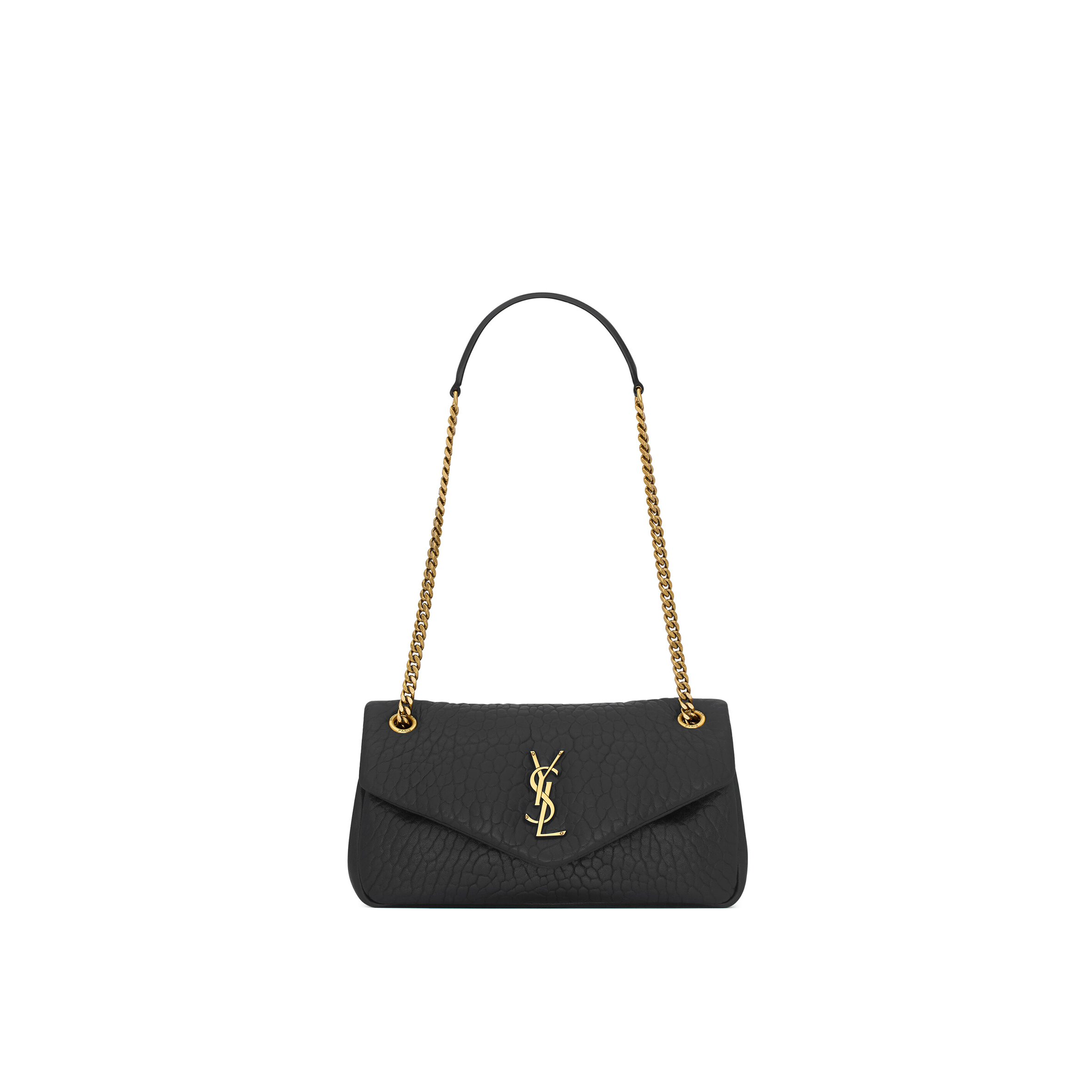 YSL CALYPSO SMALL IN GRAINED LAMBSKIN 734153AACYT1000 (26*14*7cm)